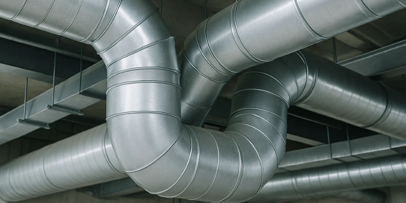 Metal air ducts from Austin Air Conditioning Repair in Austin, TX - Air Conditioner Installation