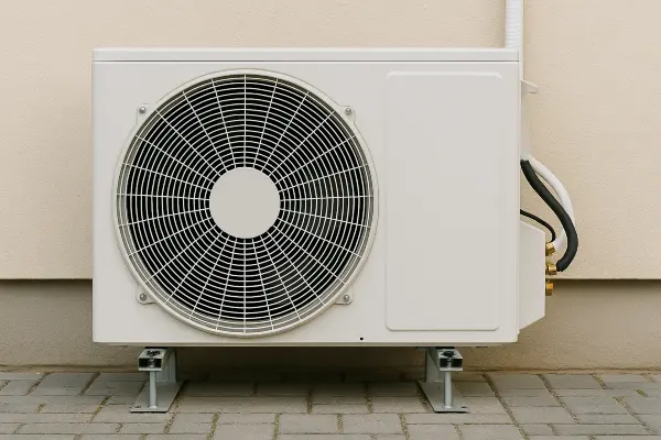 a white AC unit outside a building from Austin Air Conditioning Repair in Austin, TX - Air Conditioner Installation