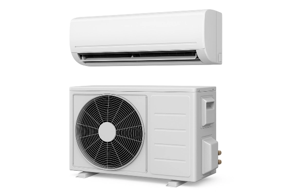 a mini split AC unit and an traditional AC unit showing from Austin Air Conditioning Repair in Austin, TX - HVAC Company Near Me